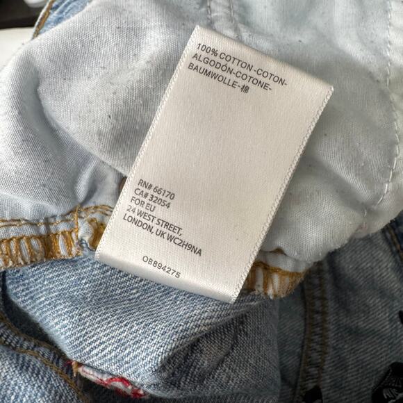 BDG Urban Outfitter Slim Straight Mom Cropped Button Fly Jeans Size 26 - Picture 8 of 10